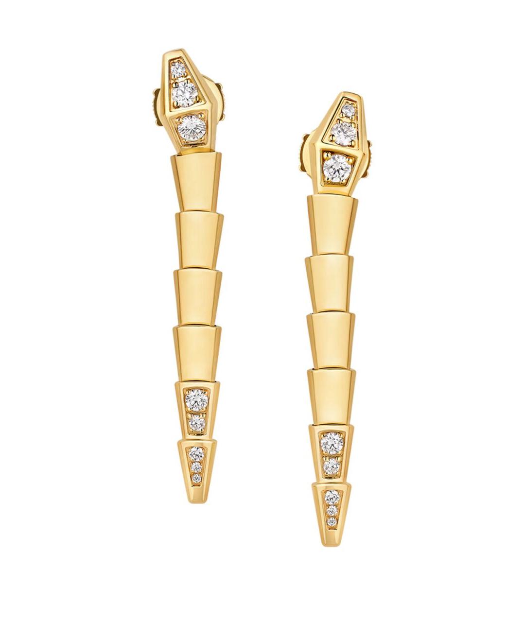 BVLGARI Золотые серьги из желтого золота, фото 1
