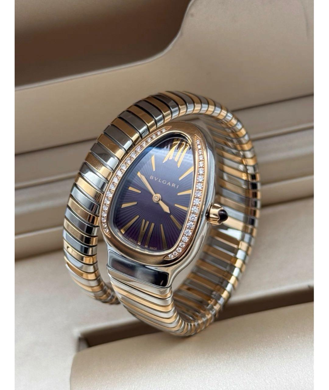 BVLGARI Золотые часы из розового золота, фото 3