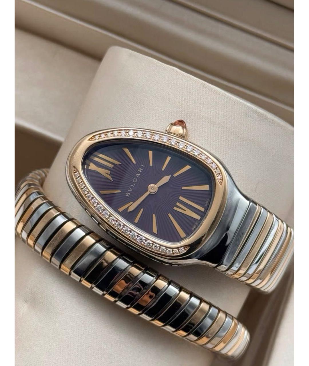 BVLGARI Золотые часы из розового золота, фото 6