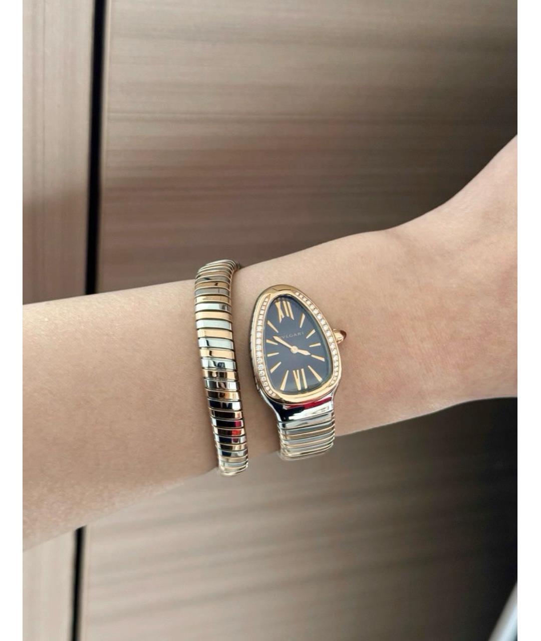 BVLGARI Золотые часы из розового золота, фото 8