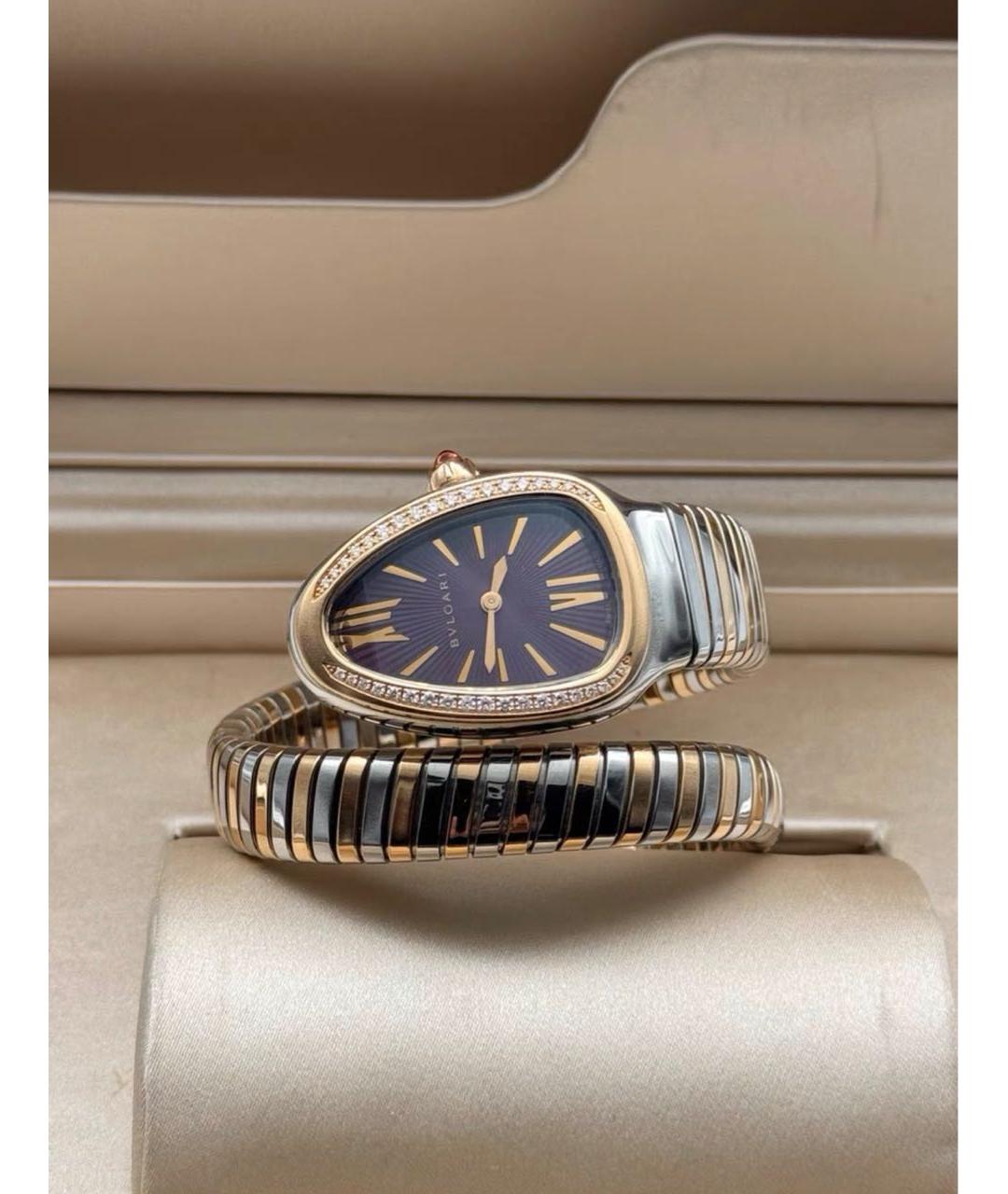 BVLGARI Золотые часы из розового золота, фото 5