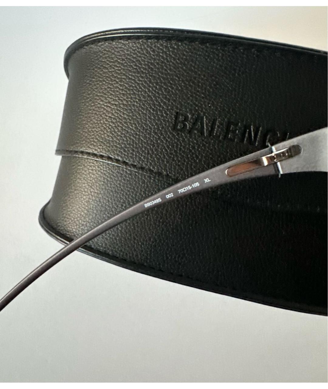 BALENCIAGA Серые пластиковые солнцезащитные очки, фото 8
