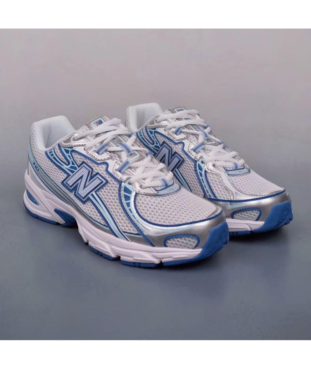 NEW BALANCE Голубые текстильные кроссовки, фото 6