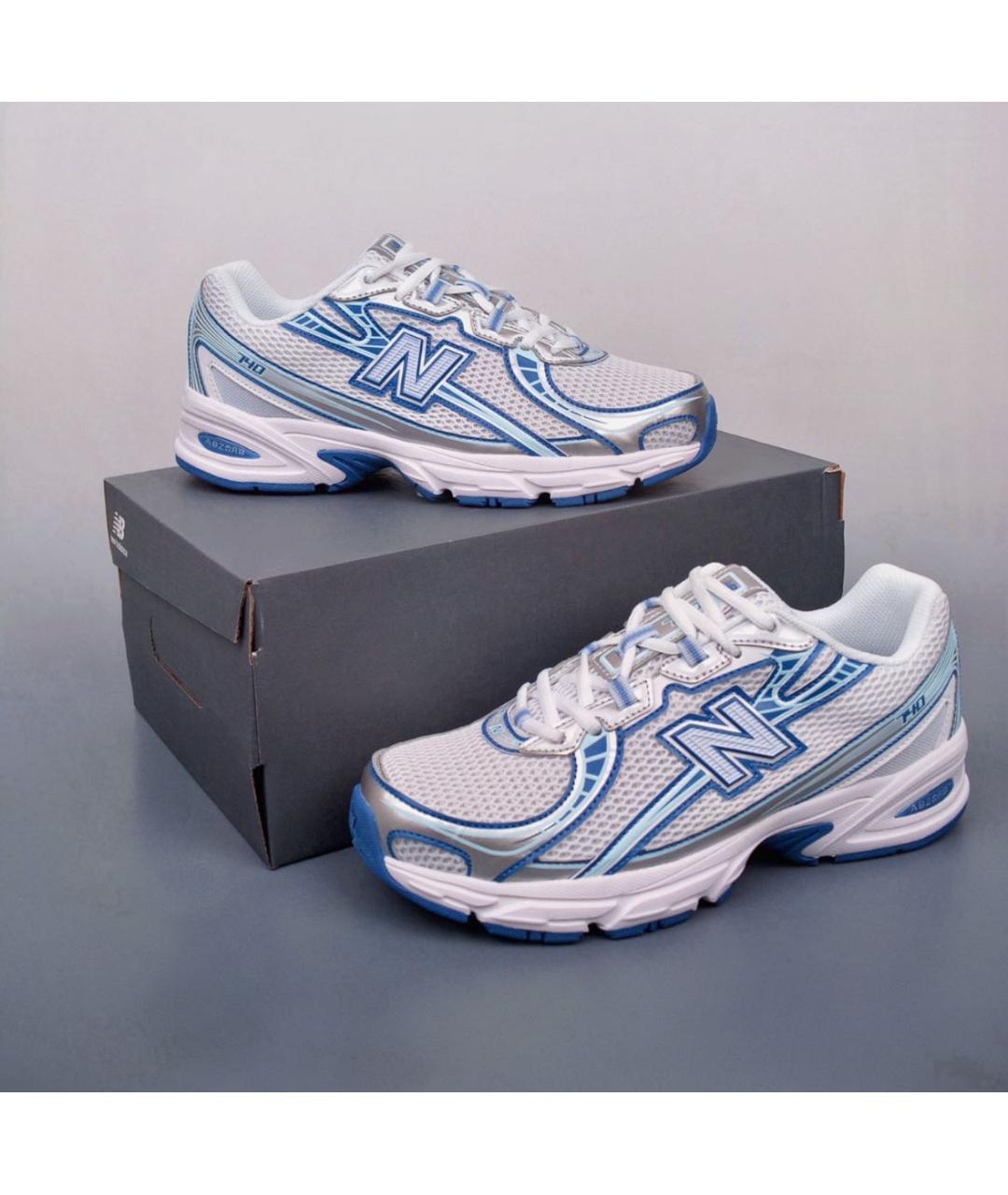 NEW BALANCE Голубые текстильные кроссовки, фото 5