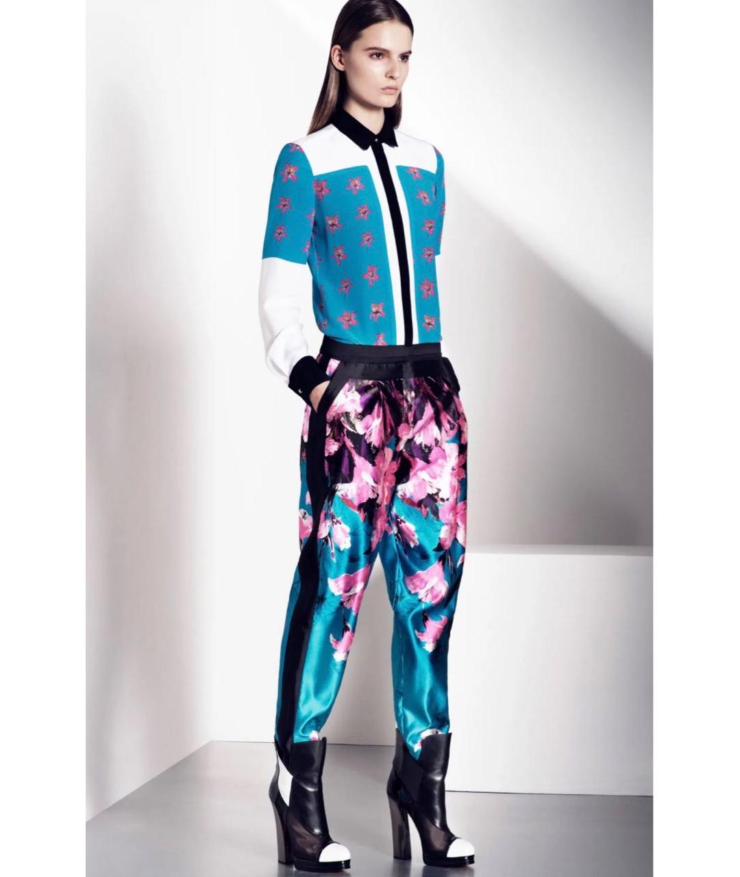 PRABAL GURUNG Мульти шелковая рубашка, фото 8