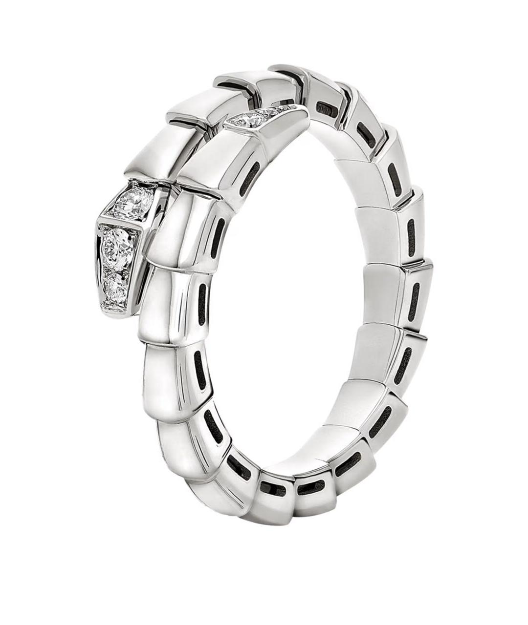 BVLGARI Серебряное кольцо из белого золота, фото 1