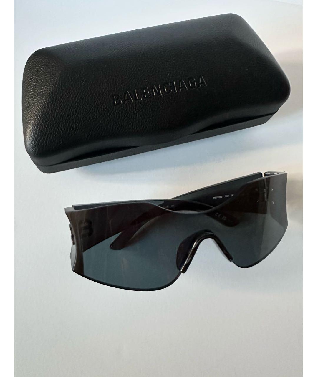 BALENCIAGA Зеленые пластиковые солнцезащитные очки, фото 5