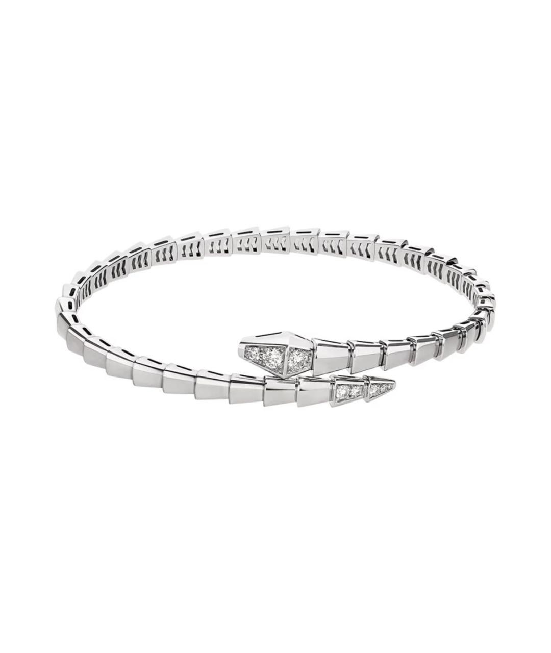 BVLGARI Серебряный браслет из белого золота, фото 2