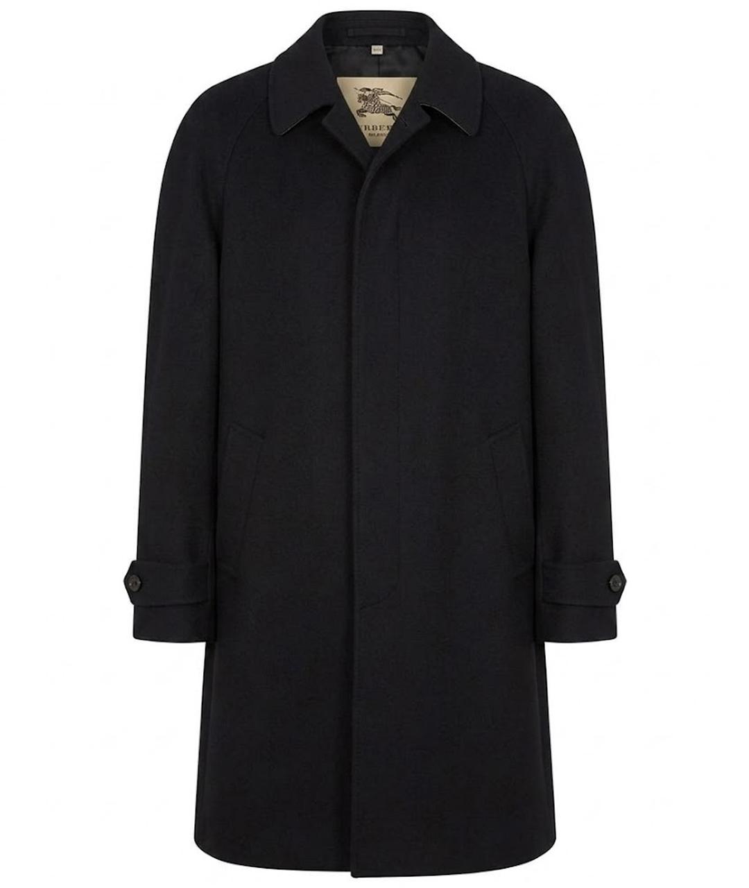 BURBERRY Черное кашемировое пальто, фото 1