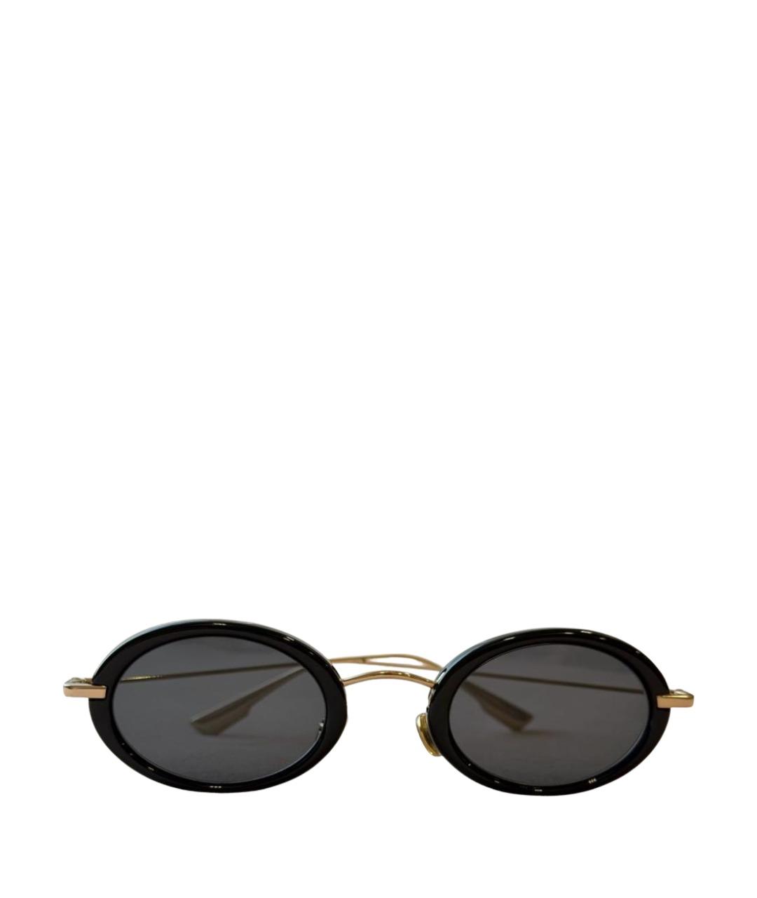 CHRISTIAN DIOR Черные пластиковые солнцезащитные очки, фото 1