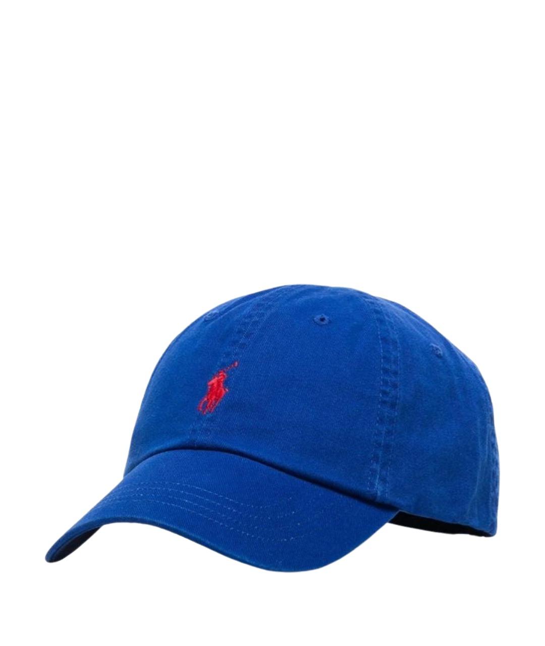 POLO RALPH LAUREN Синяя хлопковая кепка, фото 1