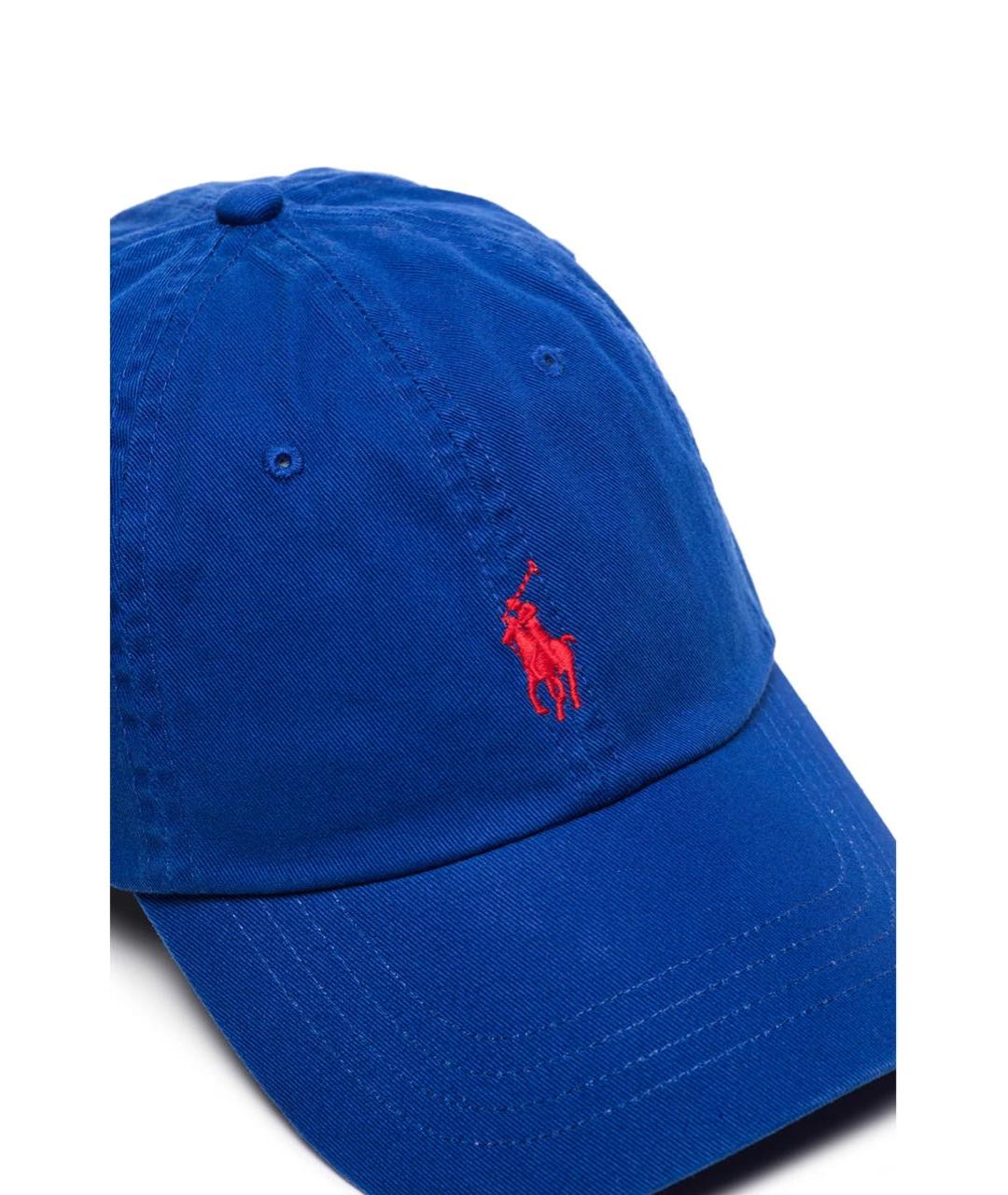 POLO RALPH LAUREN Синяя хлопковая кепка, фото 2