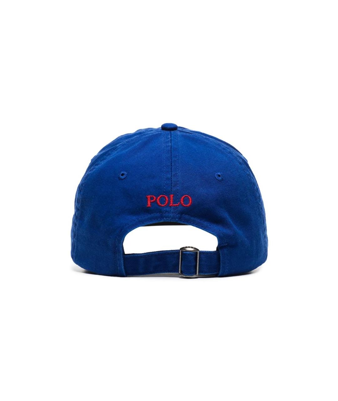 POLO RALPH LAUREN Синяя хлопковая кепка, фото 3