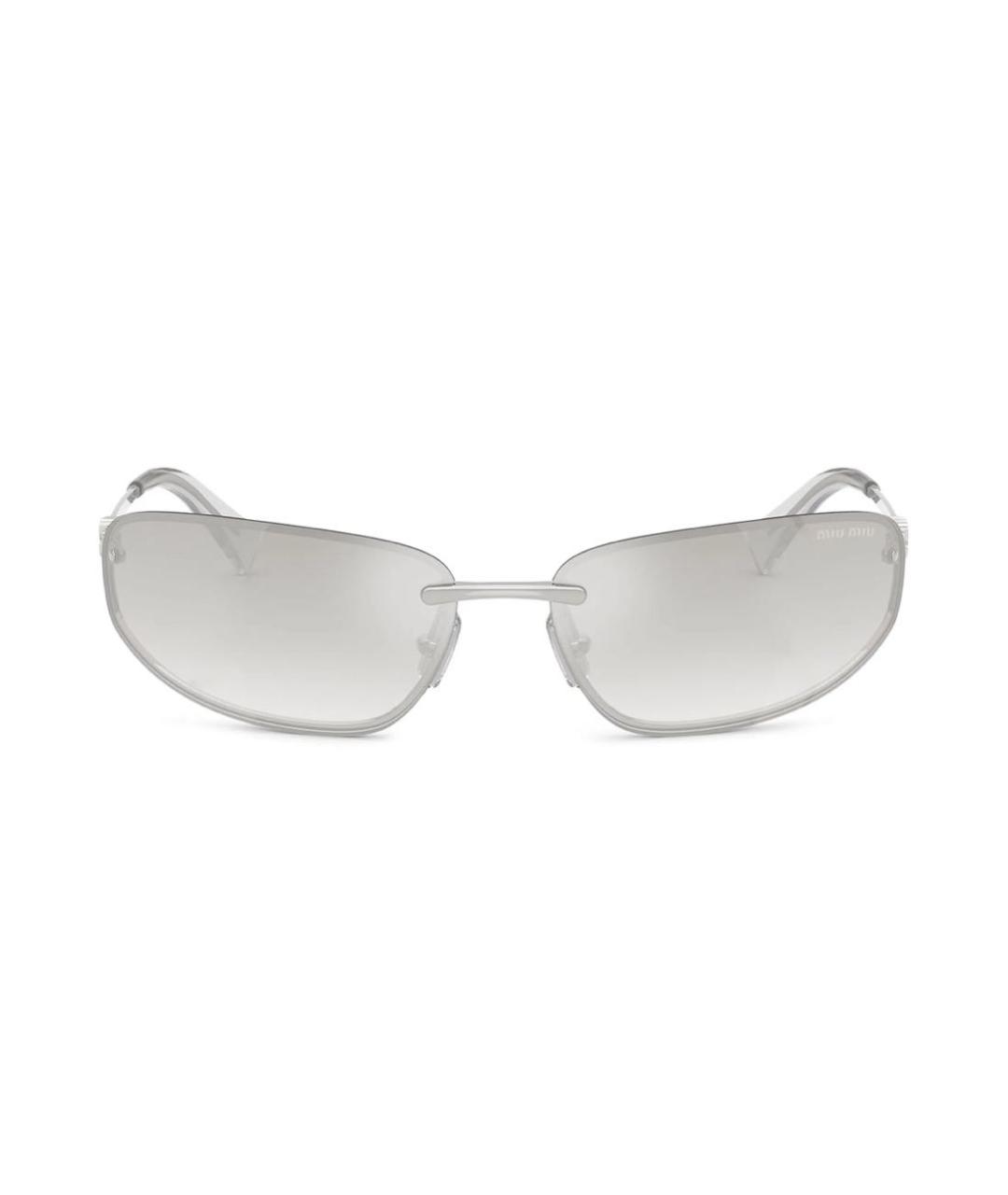 MIU MIU Металлические солнцезащитные очки, фото 2