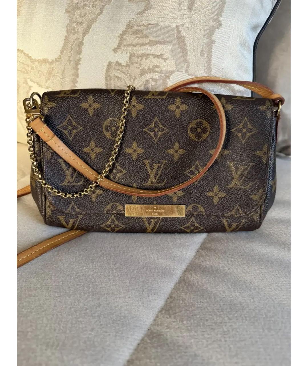 LOUIS VUITTON Коричневая сумка через плечо, фото 9