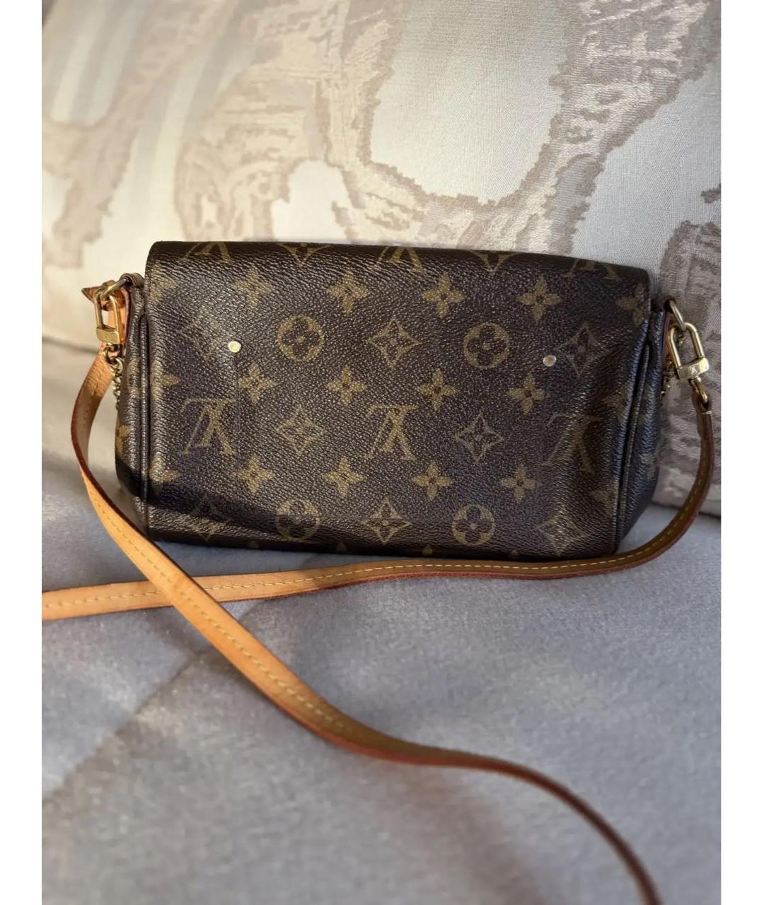 LOUIS VUITTON Коричневая сумка через плечо, фото 3