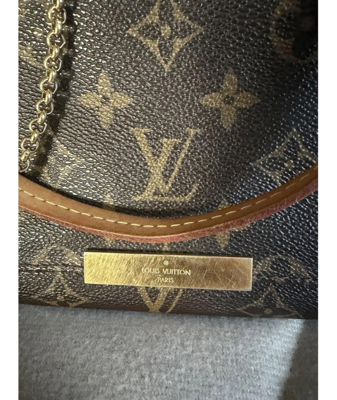 LOUIS VUITTON Коричневая сумка через плечо, фото 7