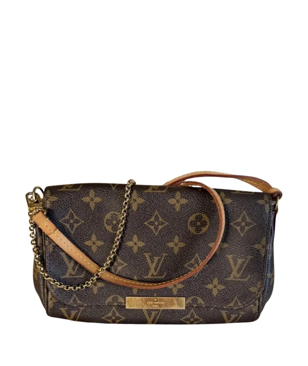 LOUIS VUITTON Коричневая сумка через плечо, фото 1