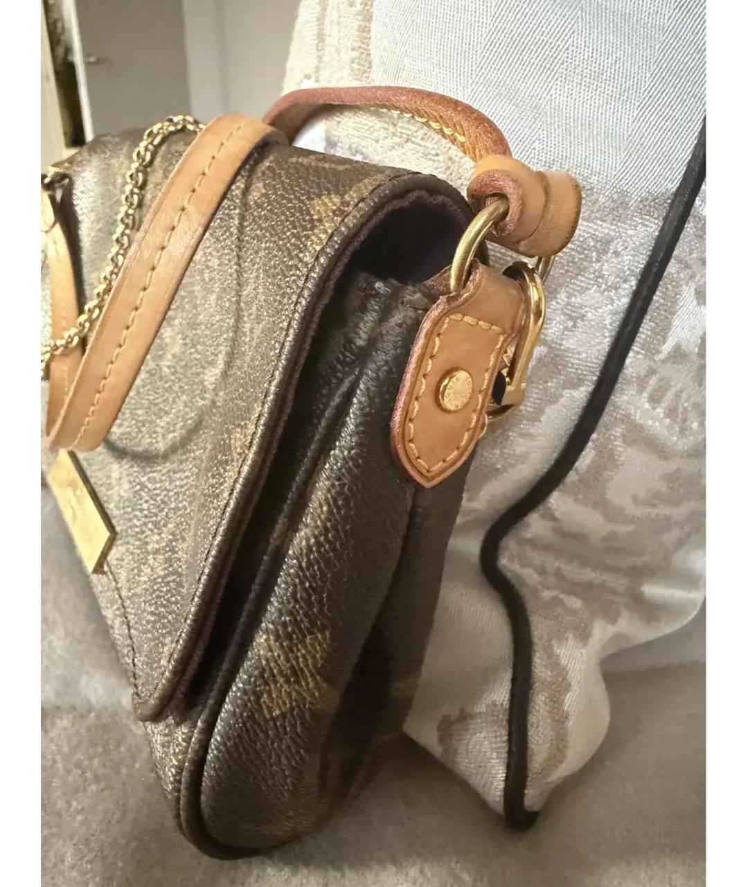 LOUIS VUITTON Коричневая сумка через плечо, фото 8