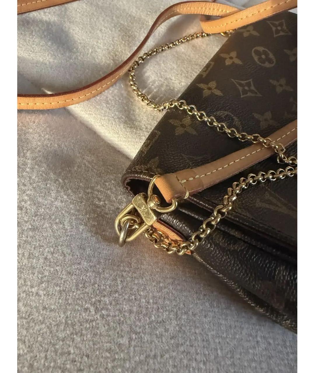 LOUIS VUITTON Коричневая сумка через плечо, фото 5