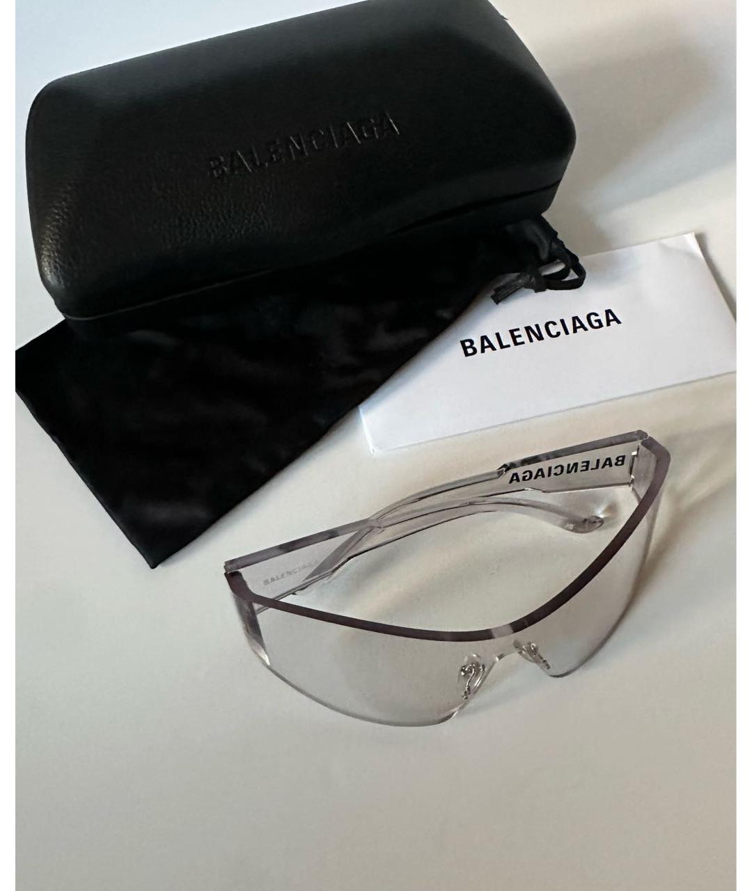 BALENCIAGA Пластиковые солнцезащитные очки, фото 3