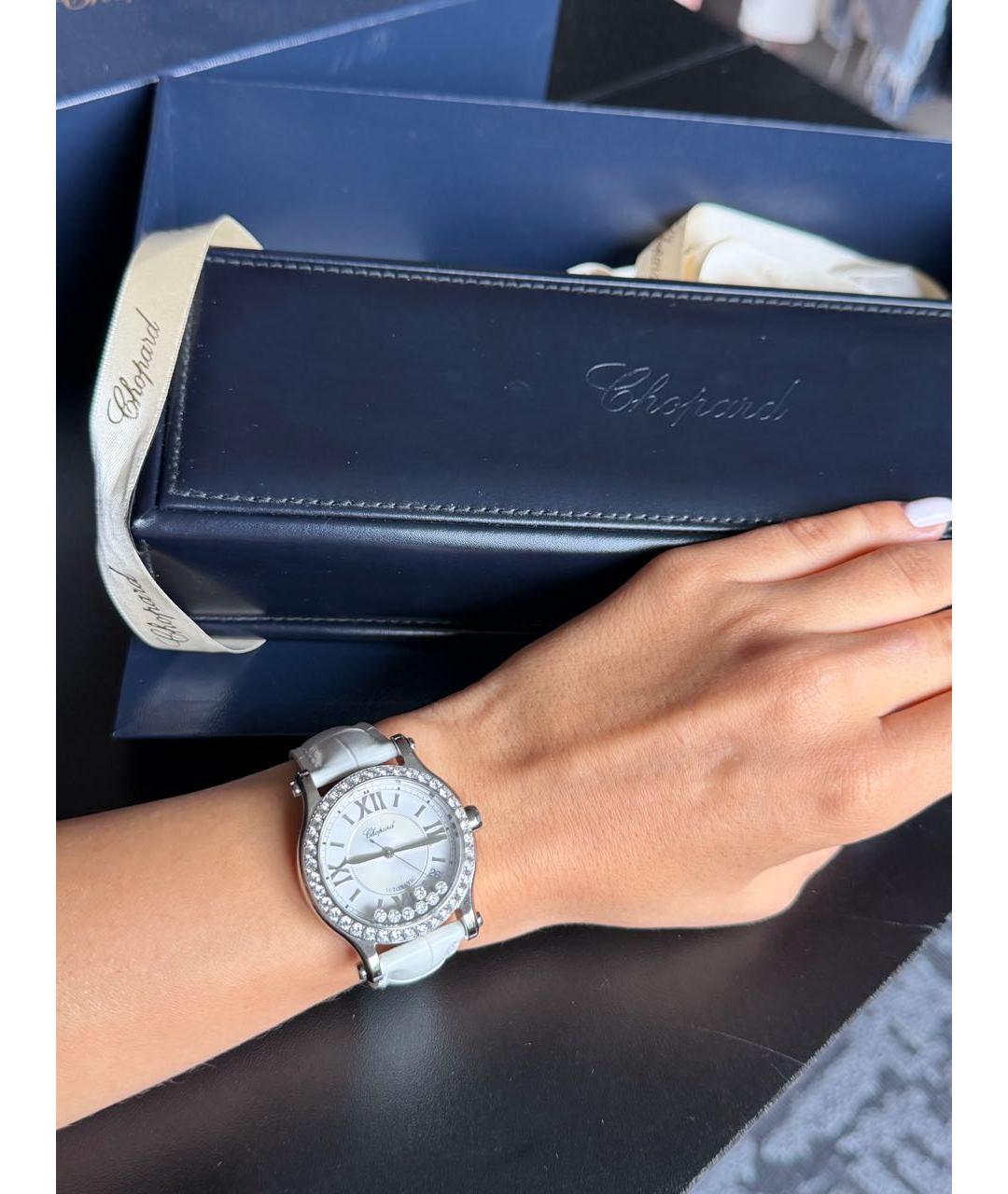 CHOPARD Серебряные часы из белого золота, фото 3
