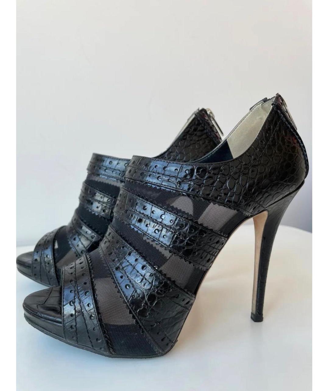 CHRISTIAN DIOR Черные кожаные туфли, фото 5