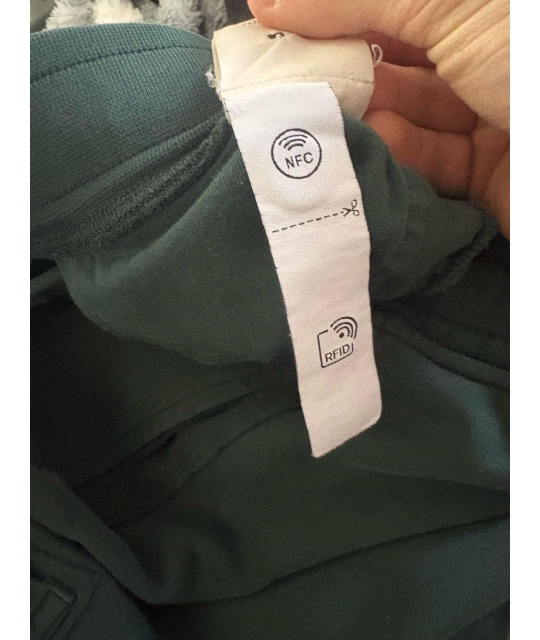 STONE ISLAND Зеленый хлопковый спортивный костюм, фото 2