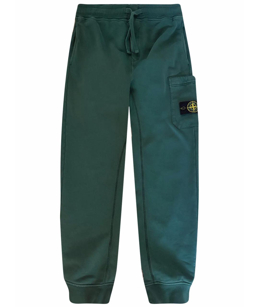STONE ISLAND Зеленый хлопковый спортивный костюм, фото 1