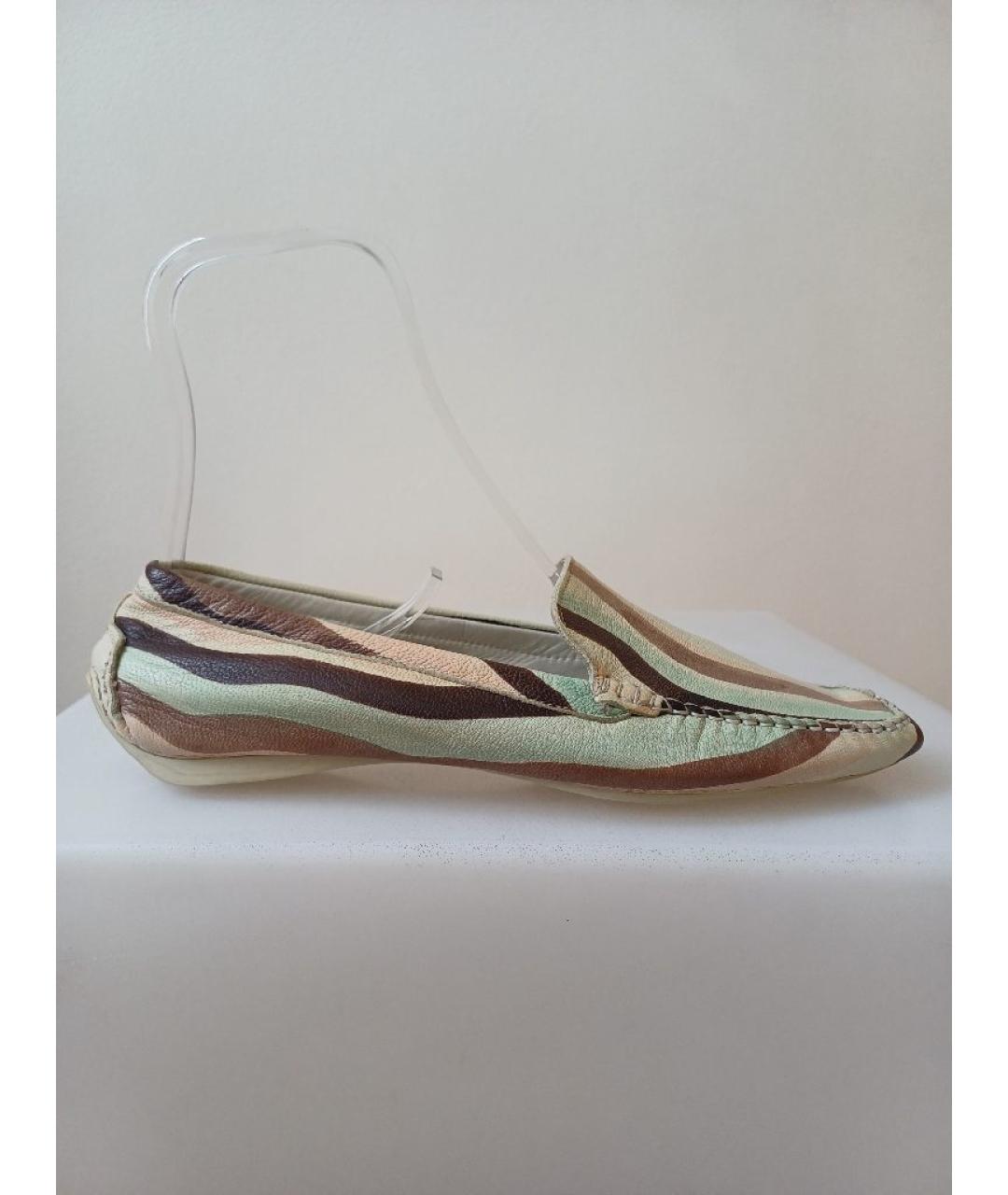 POLLINI Мульти кожаные мокасины, фото 9