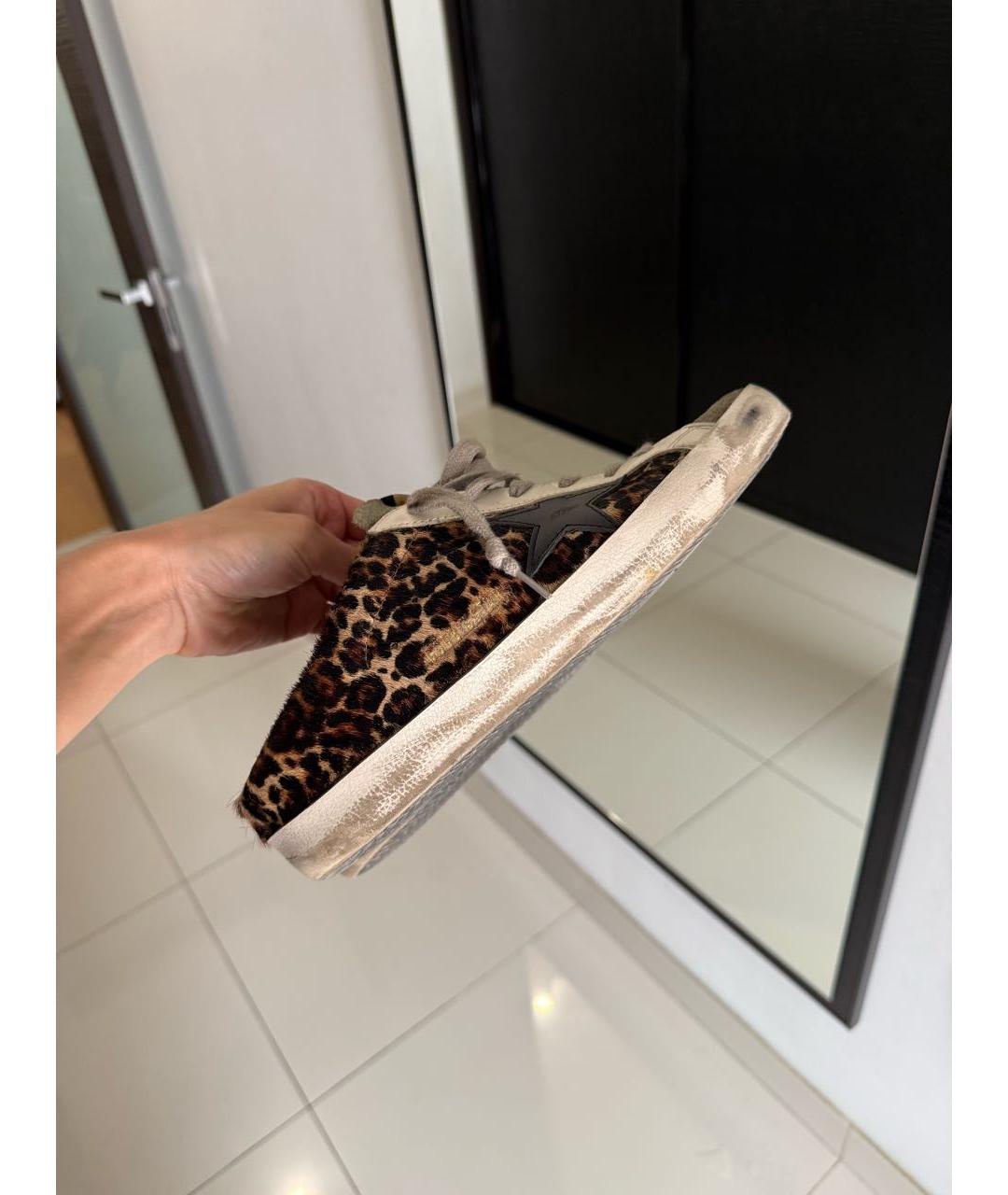 GOLDEN GOOSE DELUXE BRAND Коричневые мюли, фото 6