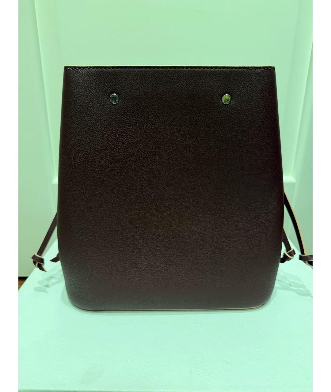 LOUIS VUITTON Бордовая кожаная сумка тоут, фото 2