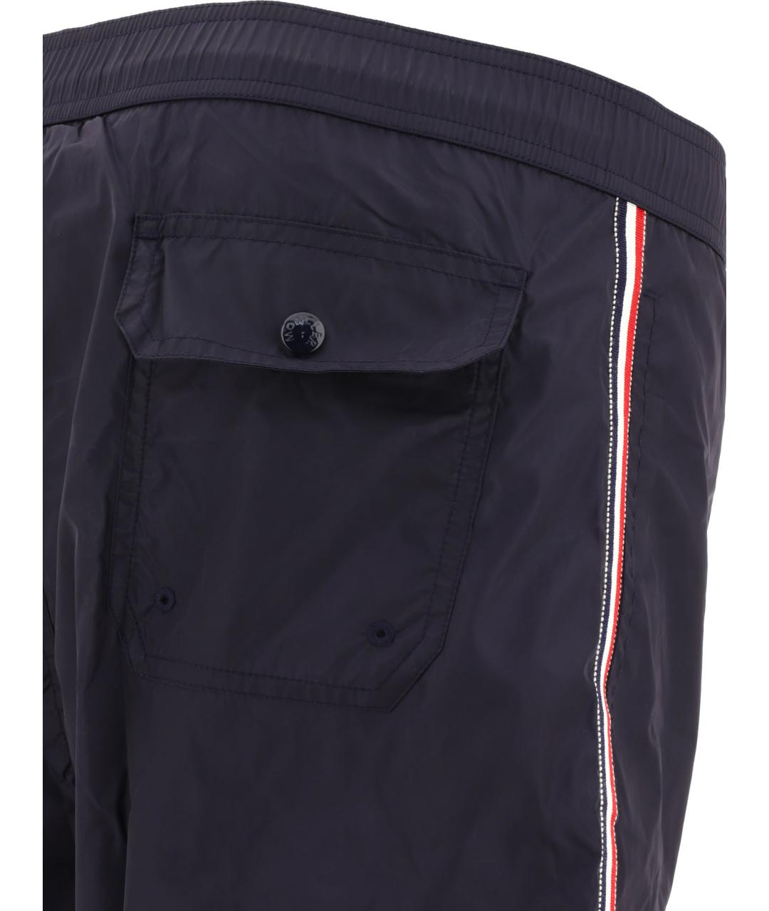MONCLER Синие полиамидовые плавки, фото 4