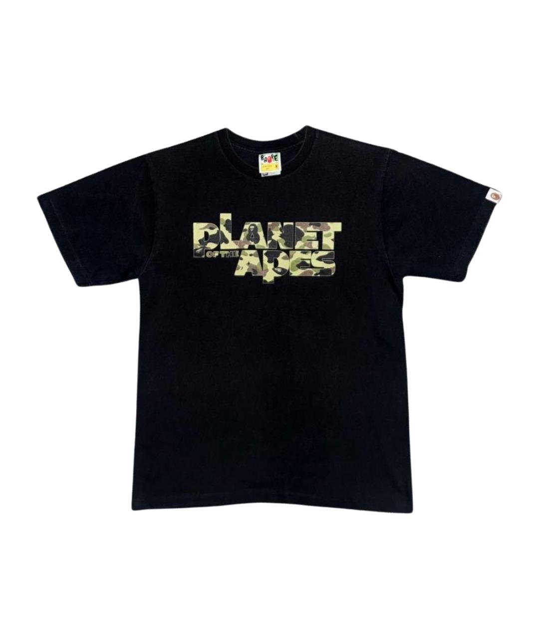 BAPE Черная хлопковая футболка, фото 1