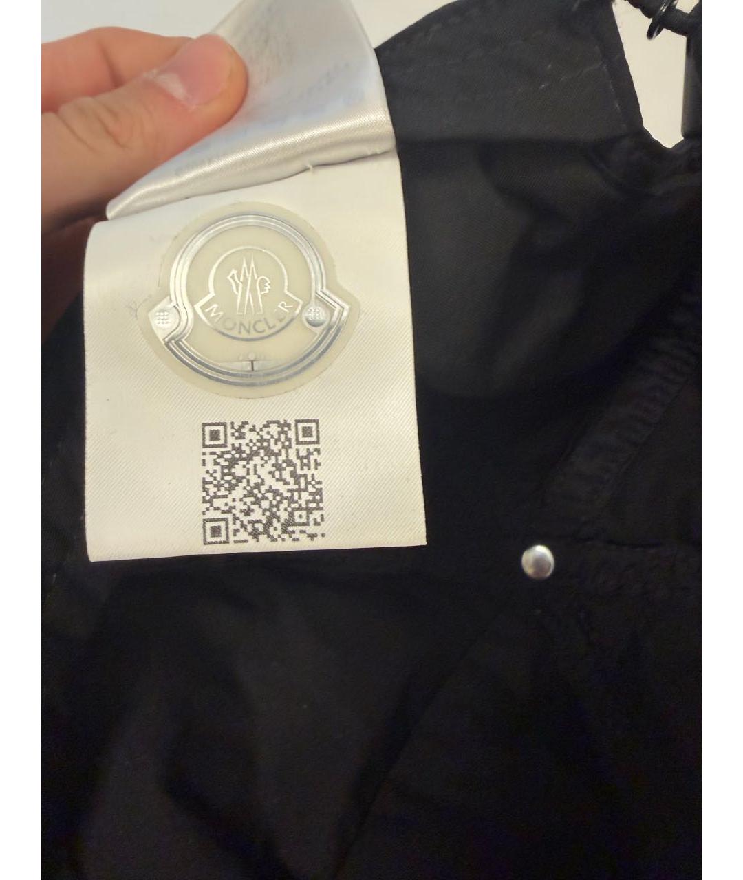 MONCLER Черная кепка/бейсболка, фото 4