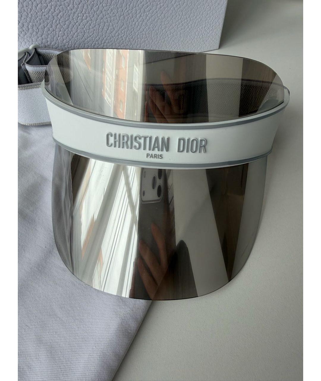 CHRISTIAN DIOR Серебряная кепка, фото 3