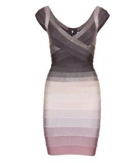 HERVE LEGER Коктейльное платье