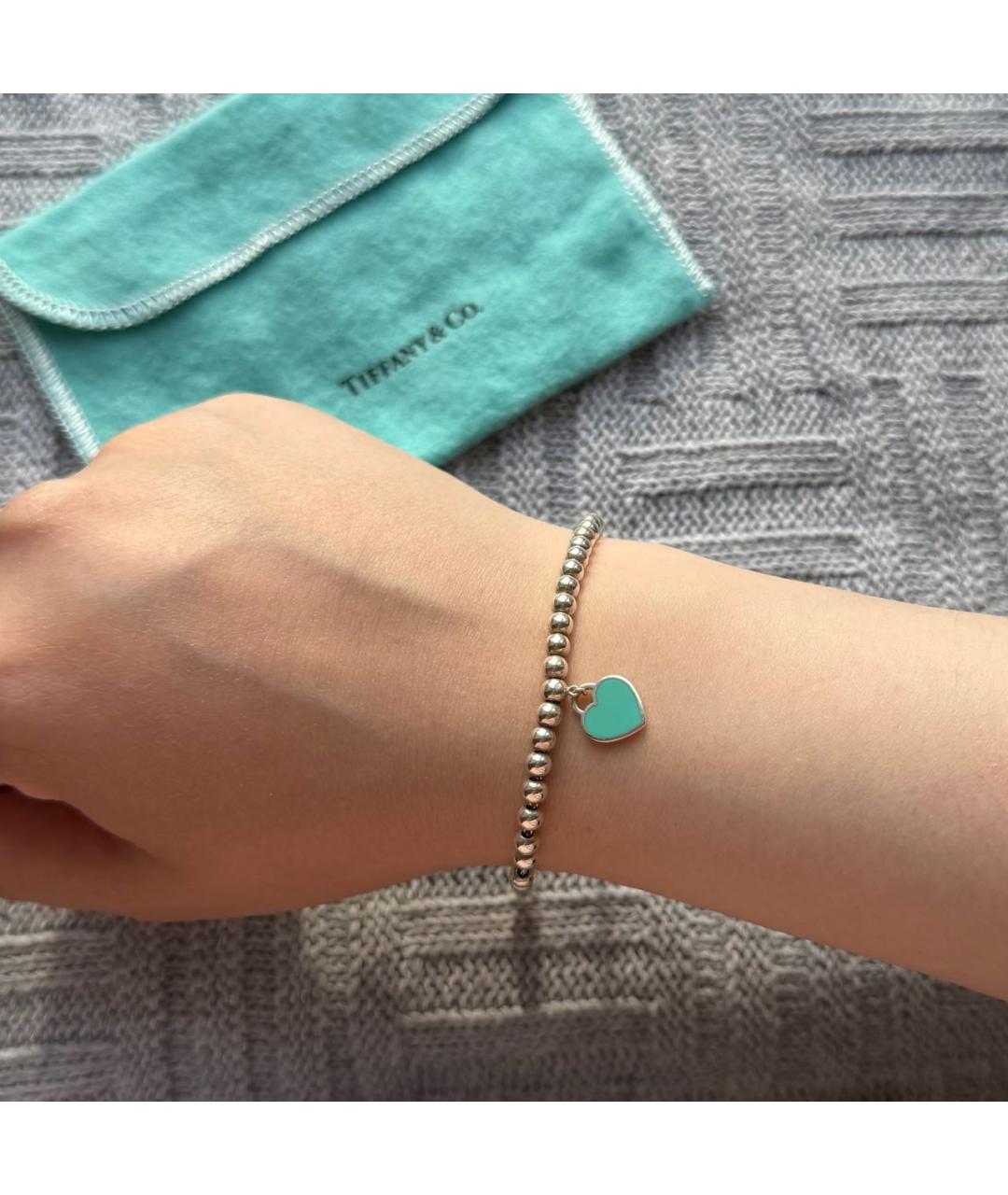 TIFFANY&CO Серебряный серебряный браслет, фото 8