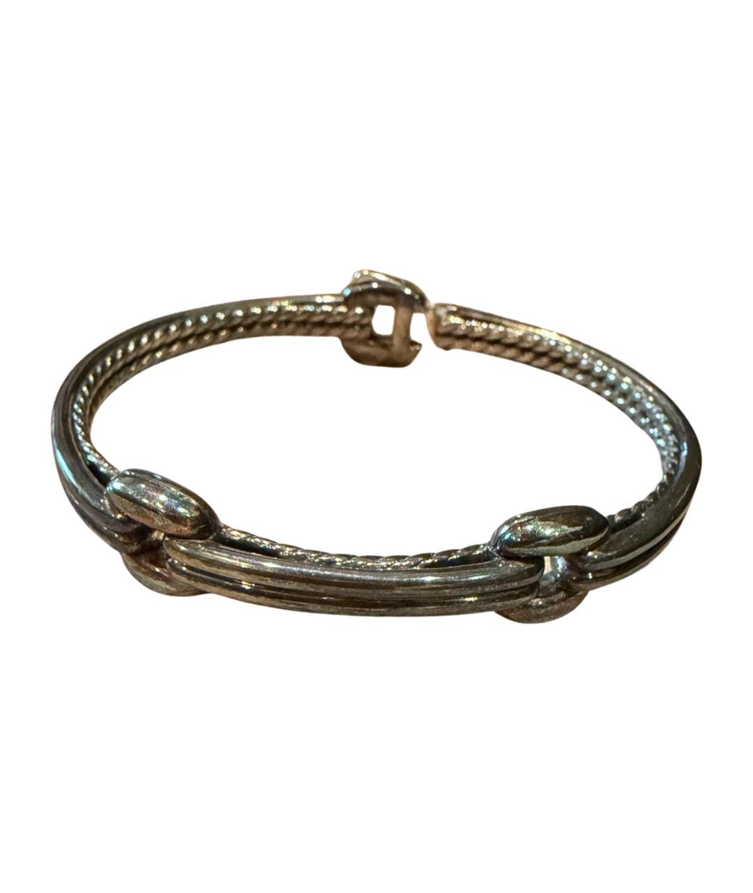 David Yurman Антрацитовый серебряный браслет, фото 1