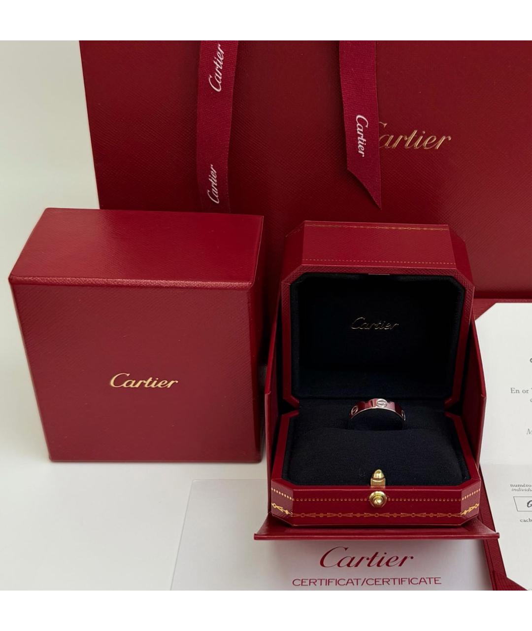 CARTIER Серебряное кольцо из белого золота, фото 3