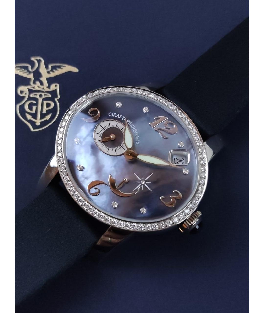 GIRARD PERREGAUX Синие часы из белого золота, фото 2