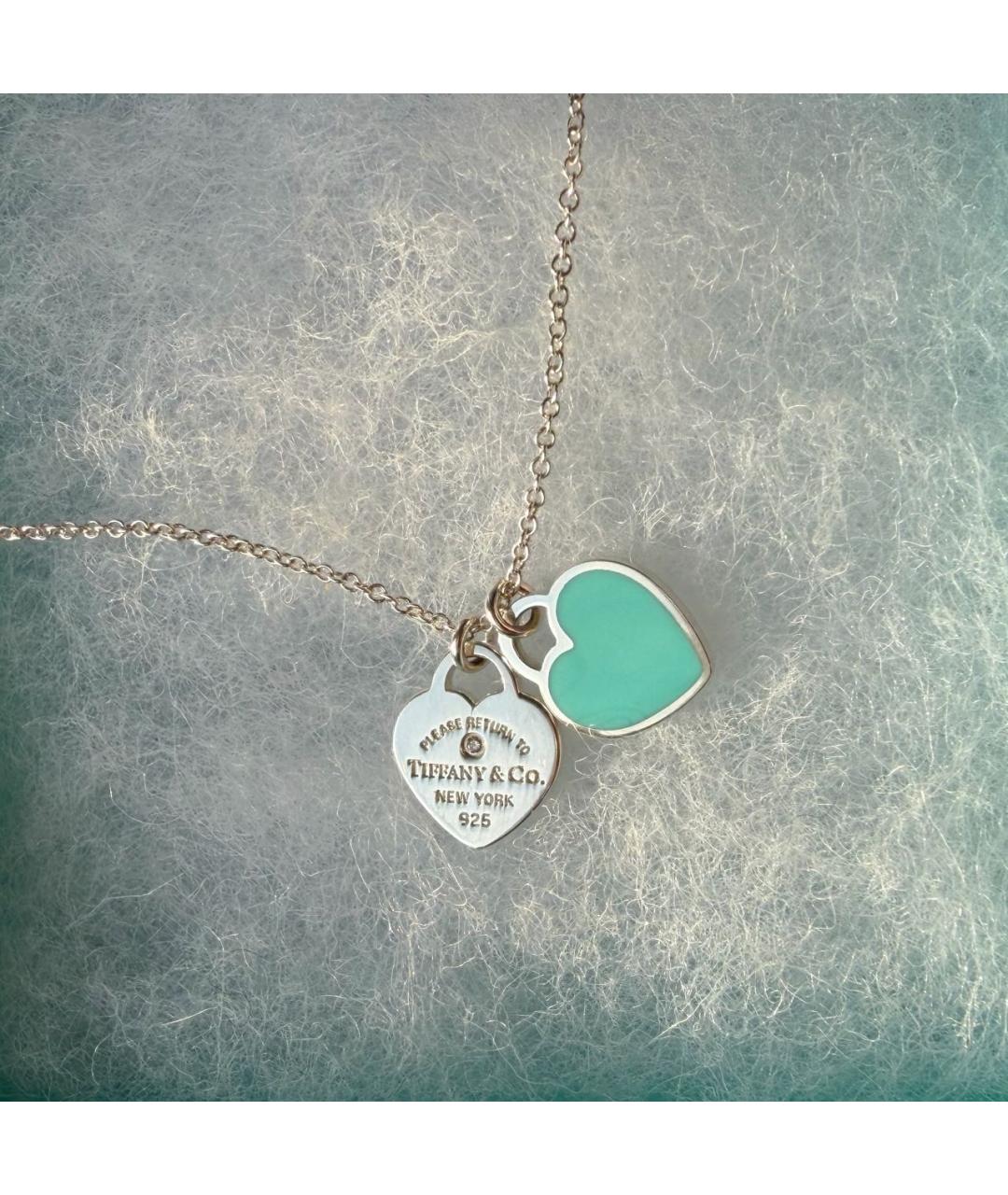 TIFFANY&CO Серебряное серебряное колье, фото 7