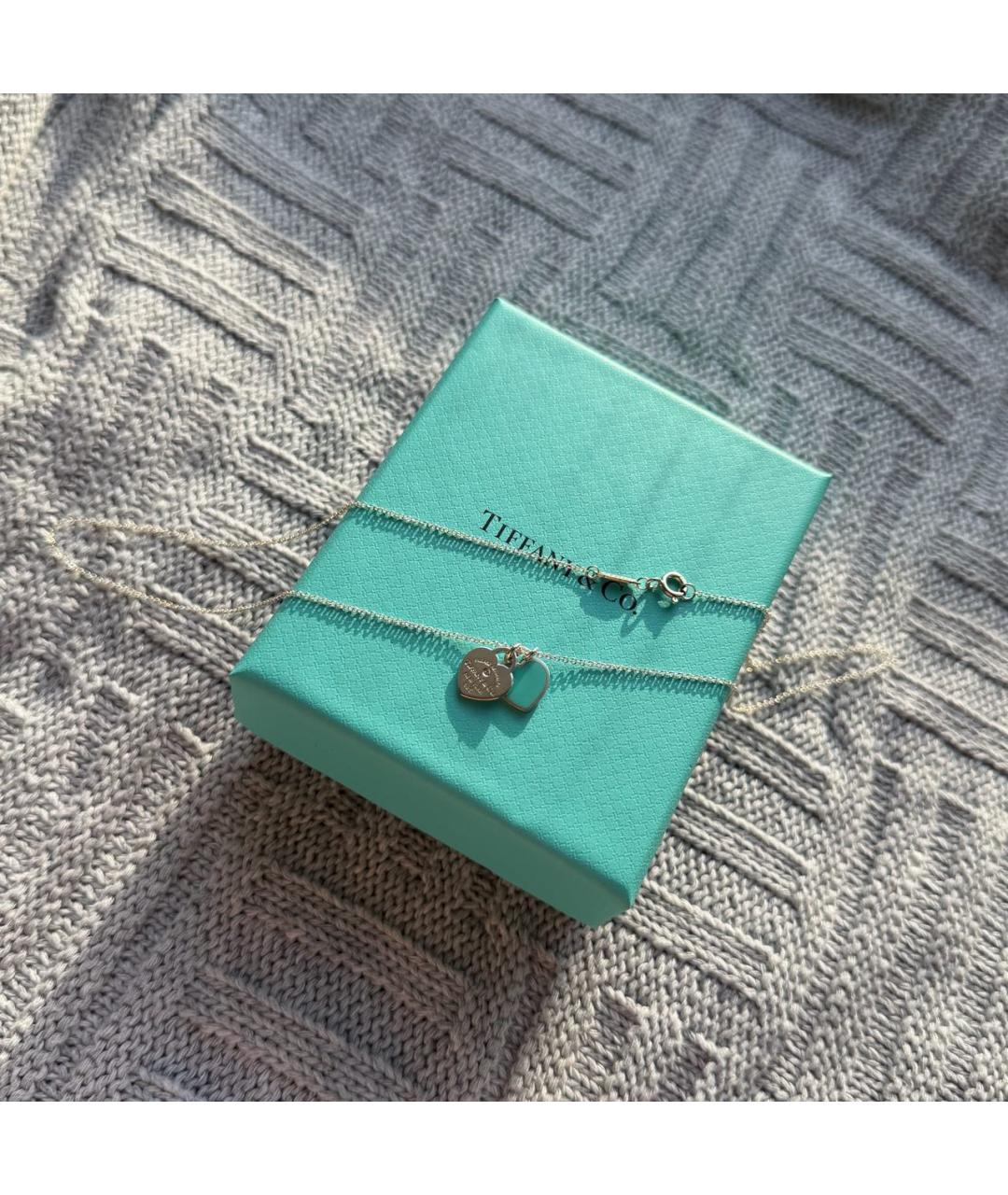 TIFFANY&CO Серебряное серебряное колье, фото 8