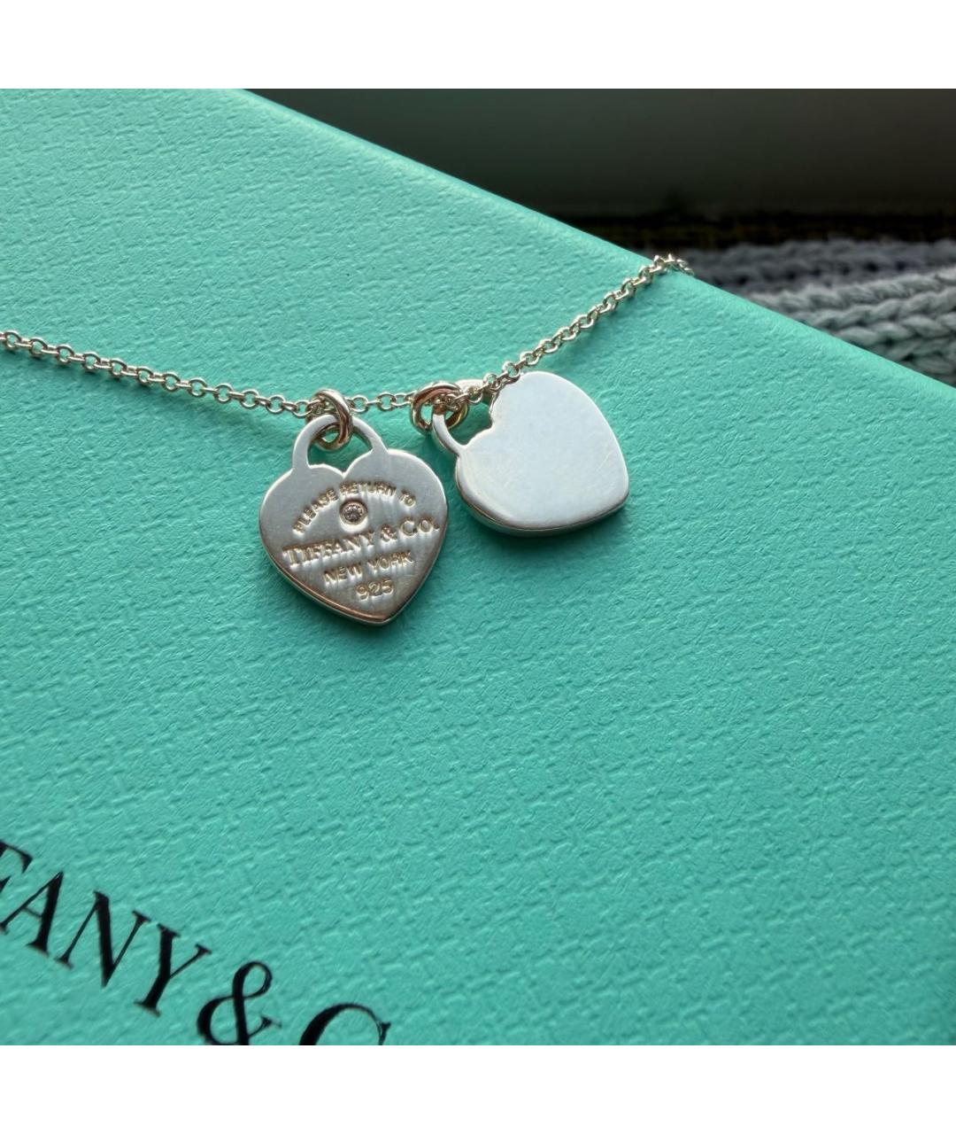 TIFFANY&CO Серебряное серебряное колье, фото 3
