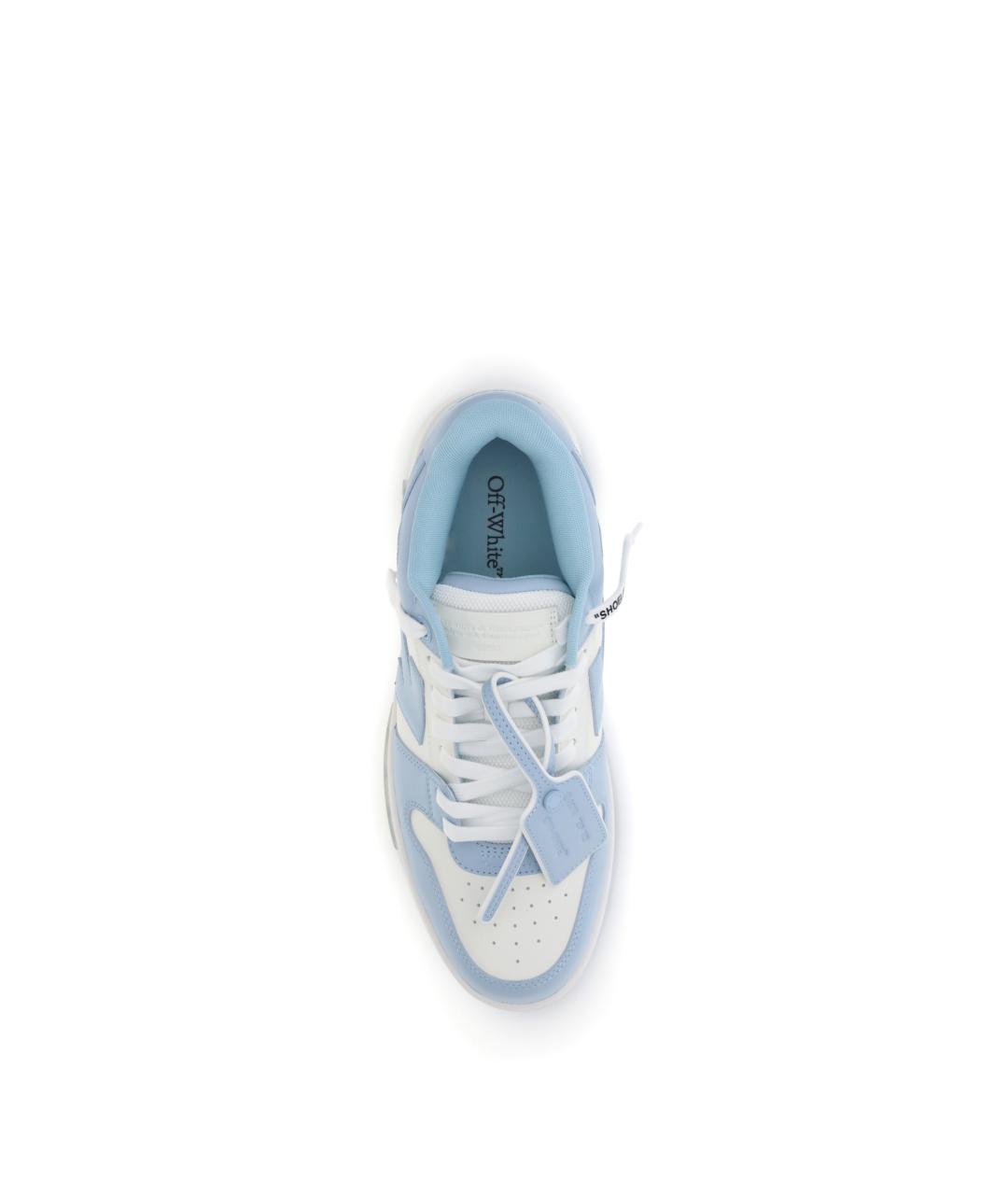 OFF-WHITE Белые текстильные низкие кроссовки / кеды, фото 4