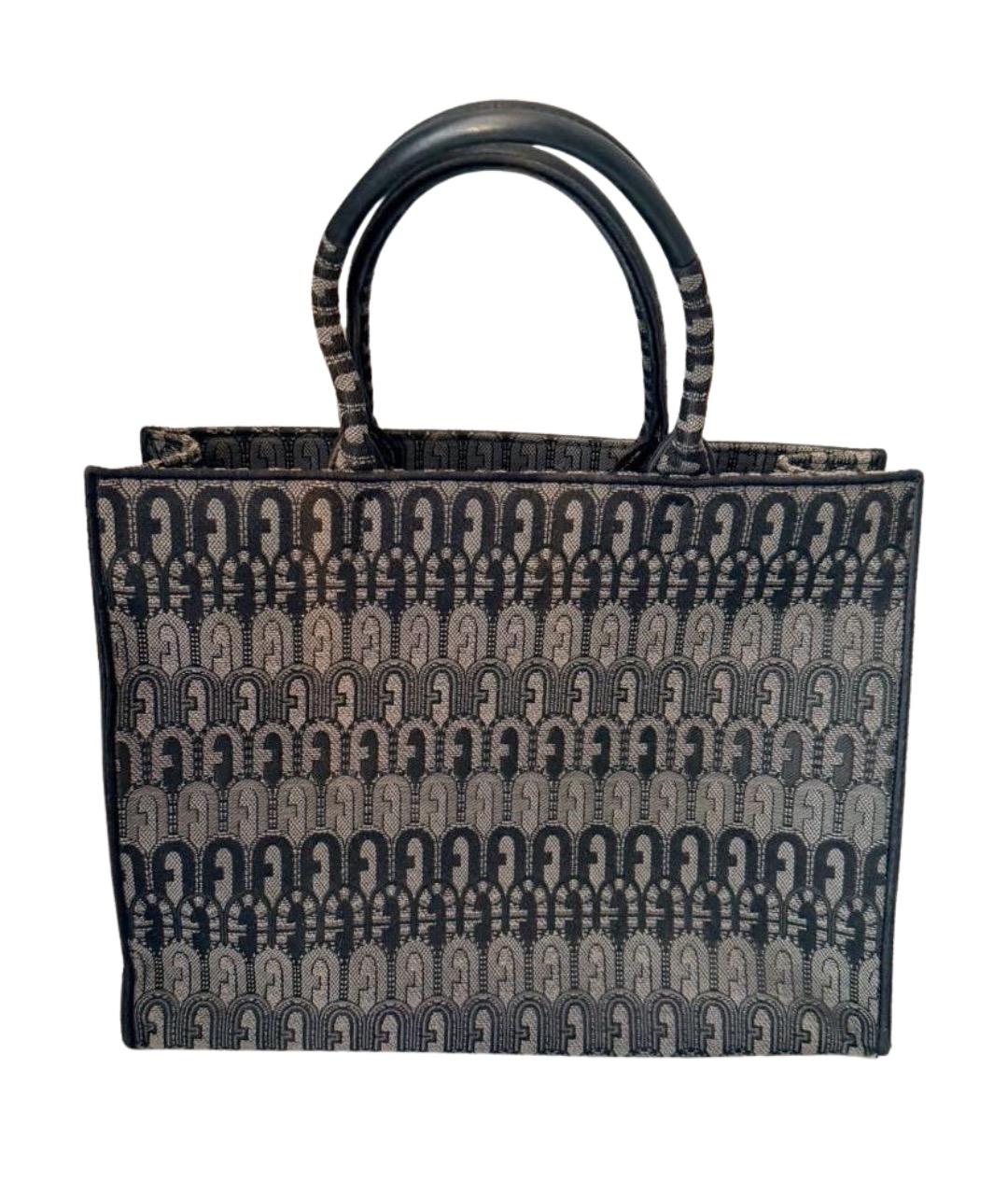 FURLA Черная сумка тоут, фото 1