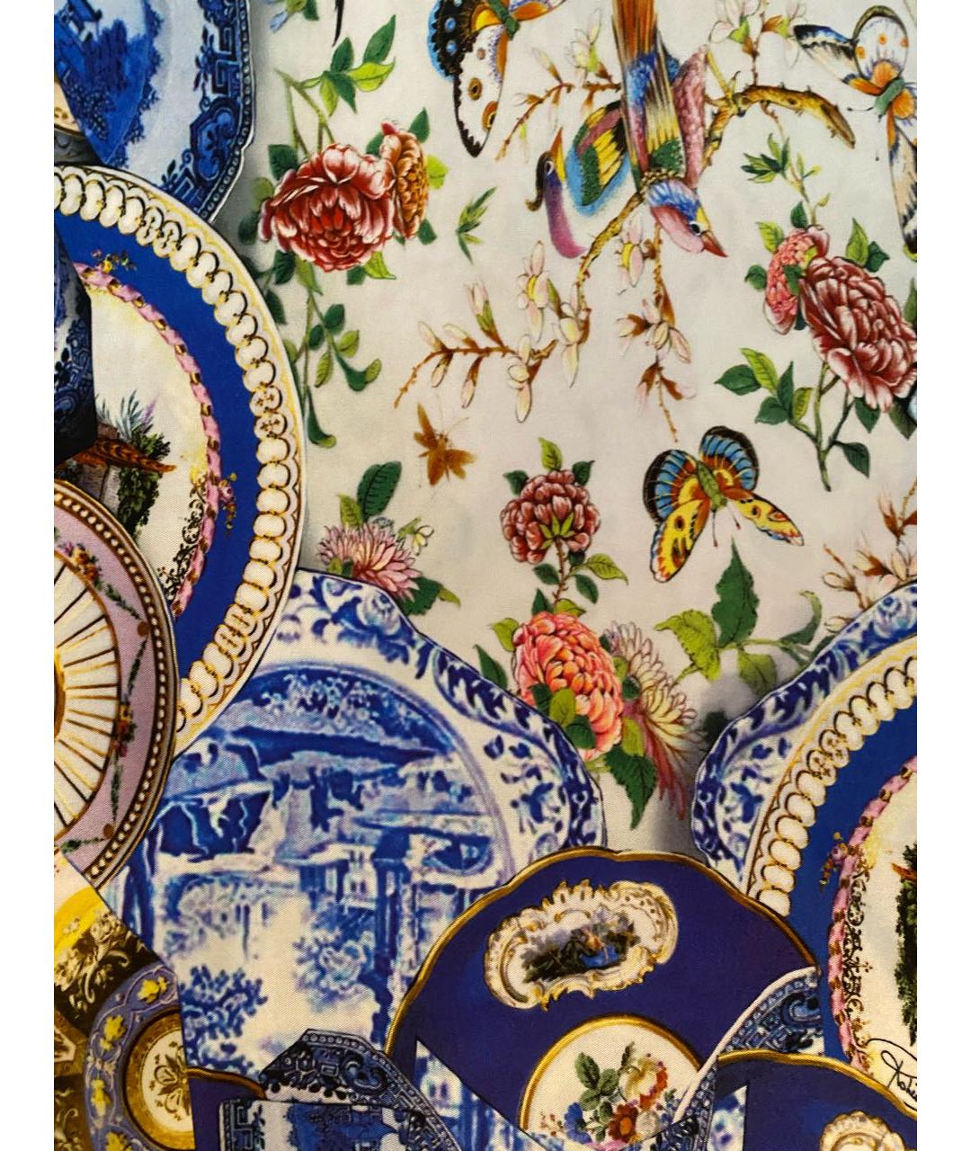 ROBERTO CAVALLI Мульти вискозное коктейльное платье, фото 4