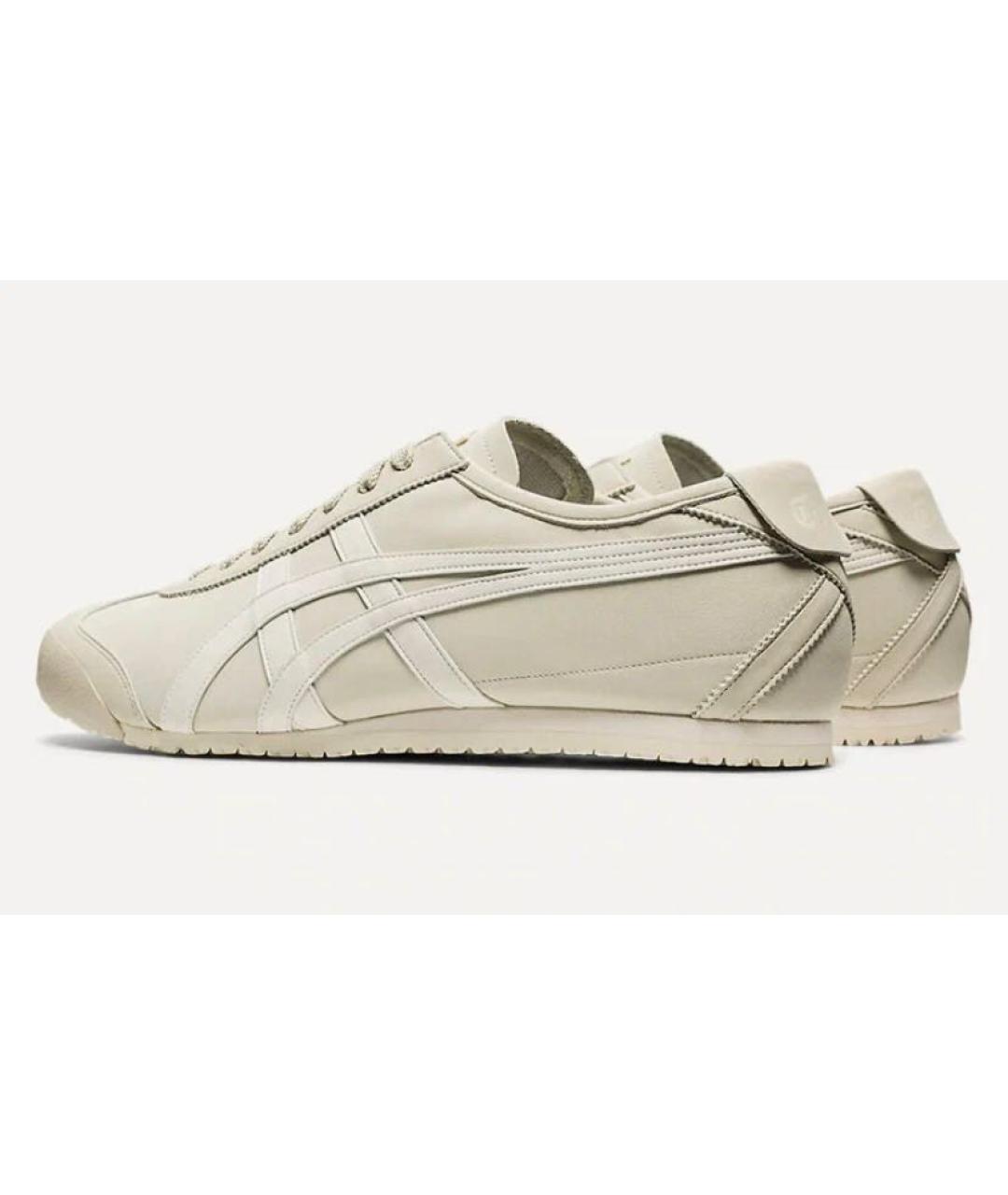ONITSUKA TIGER Бежевые кроссовки из искусственной кожи, фото 2
