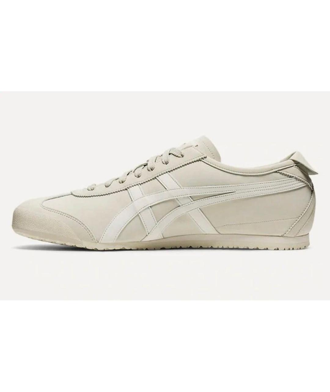 ONITSUKA TIGER Бежевые кроссовки из искусственной кожи, фото 3