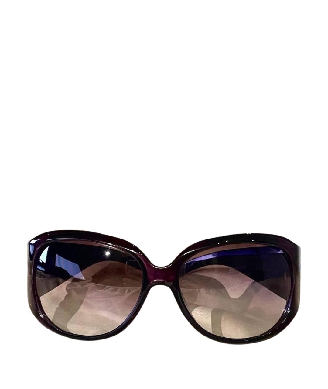 CHRISTIAN DIOR Фиолетовые пластиковые солнцезащитные очки, фото 1